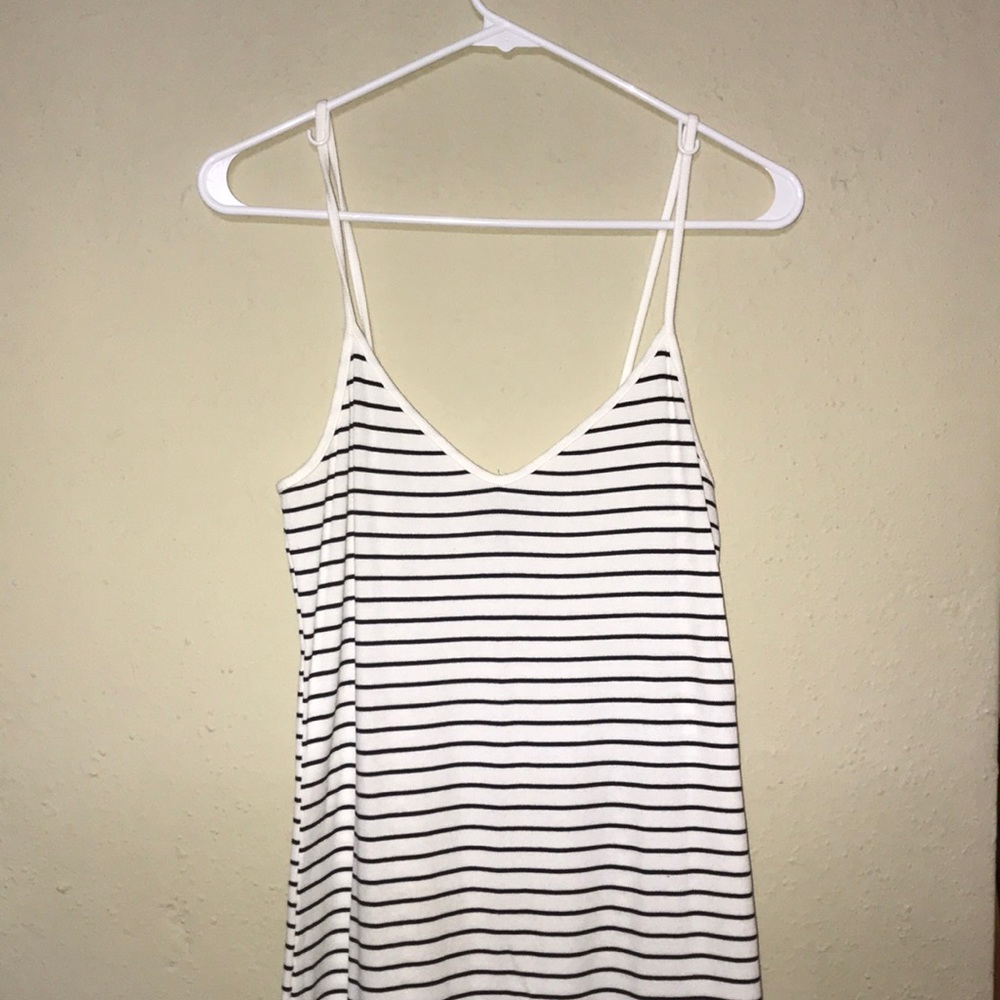 Stripped Midi Dress - Forever 21